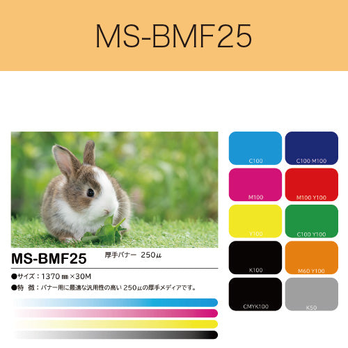 MS-BMF25 厚手バナー